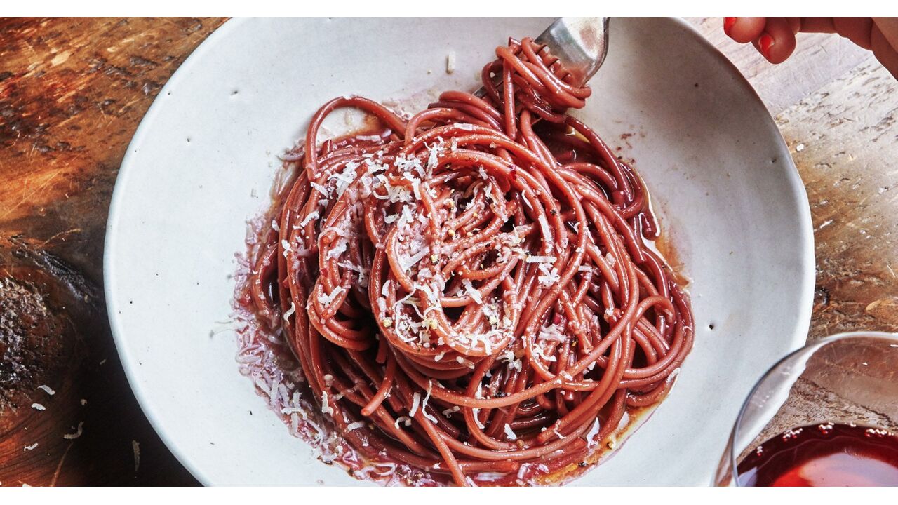 rode-wijn-spaghetti