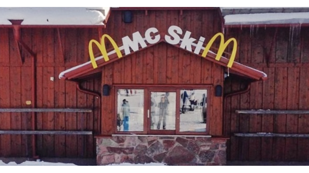 McDonald's op de piste
