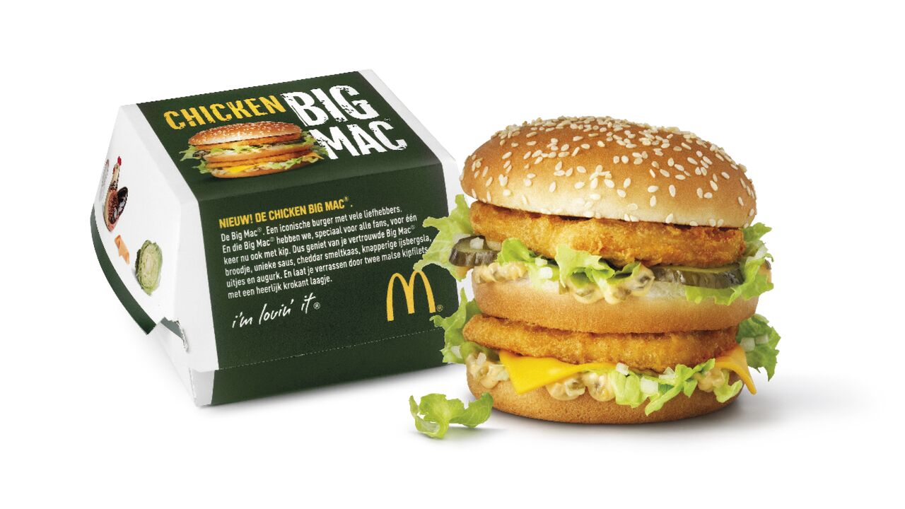 Illustratie voor: McDonald’s komt met Chicken Big Mac op verzoek van klanten