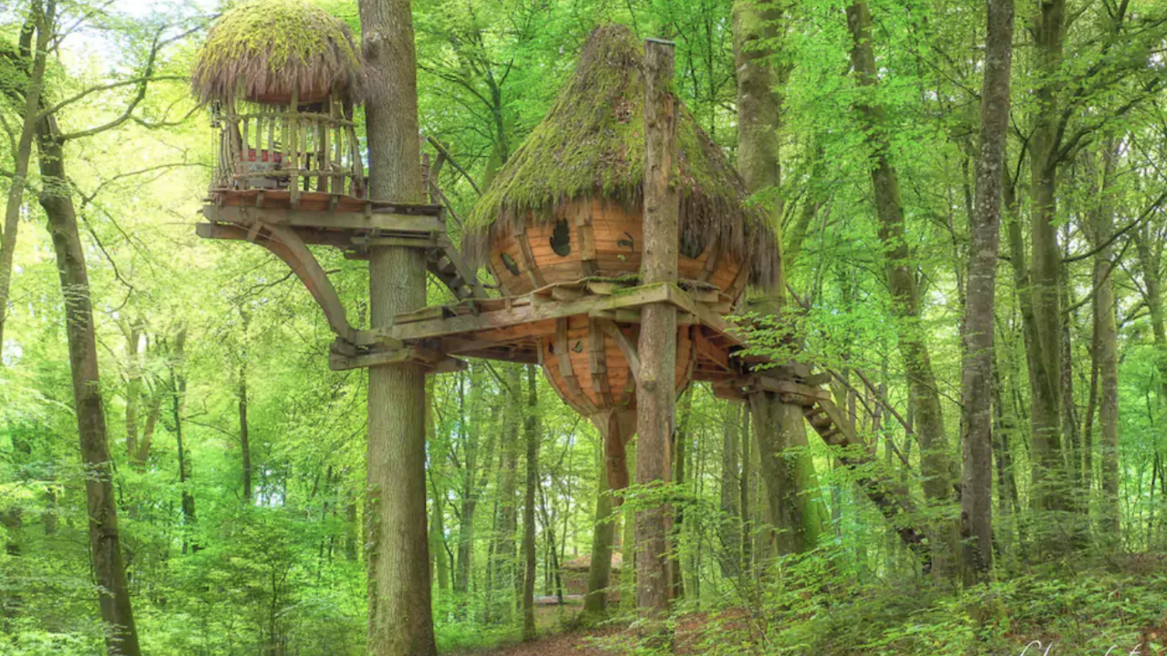 Deze boomhut-Airbnb in Frankrijk is de droom van iedere avonturier