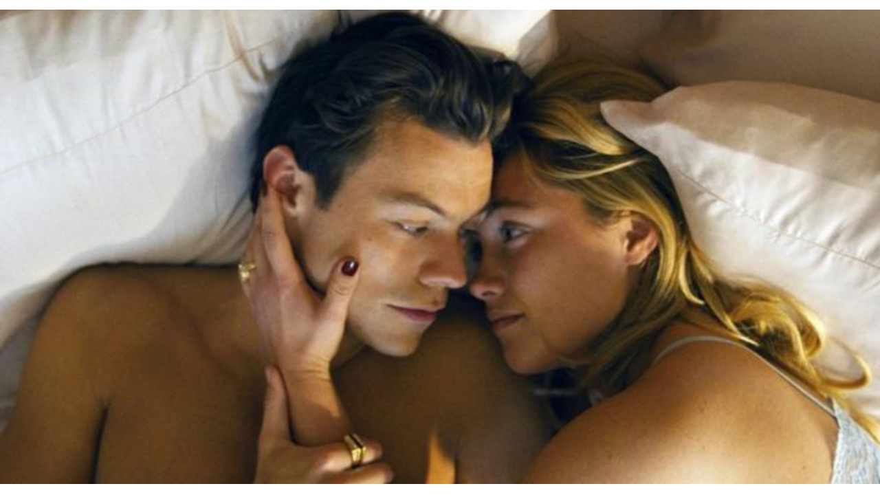Harry Styles tuft op co-star