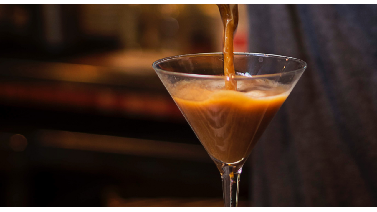 Tiramisu cocktail martini
