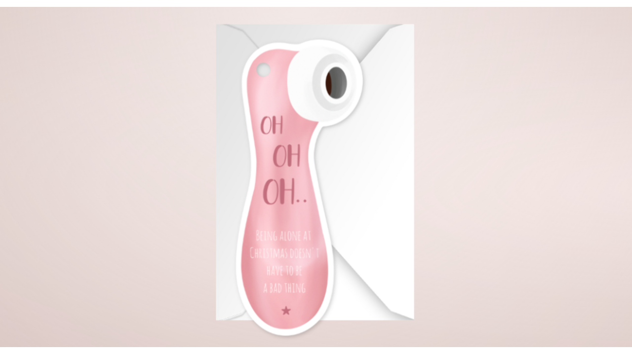 grappie Satisfyer kerstkaart