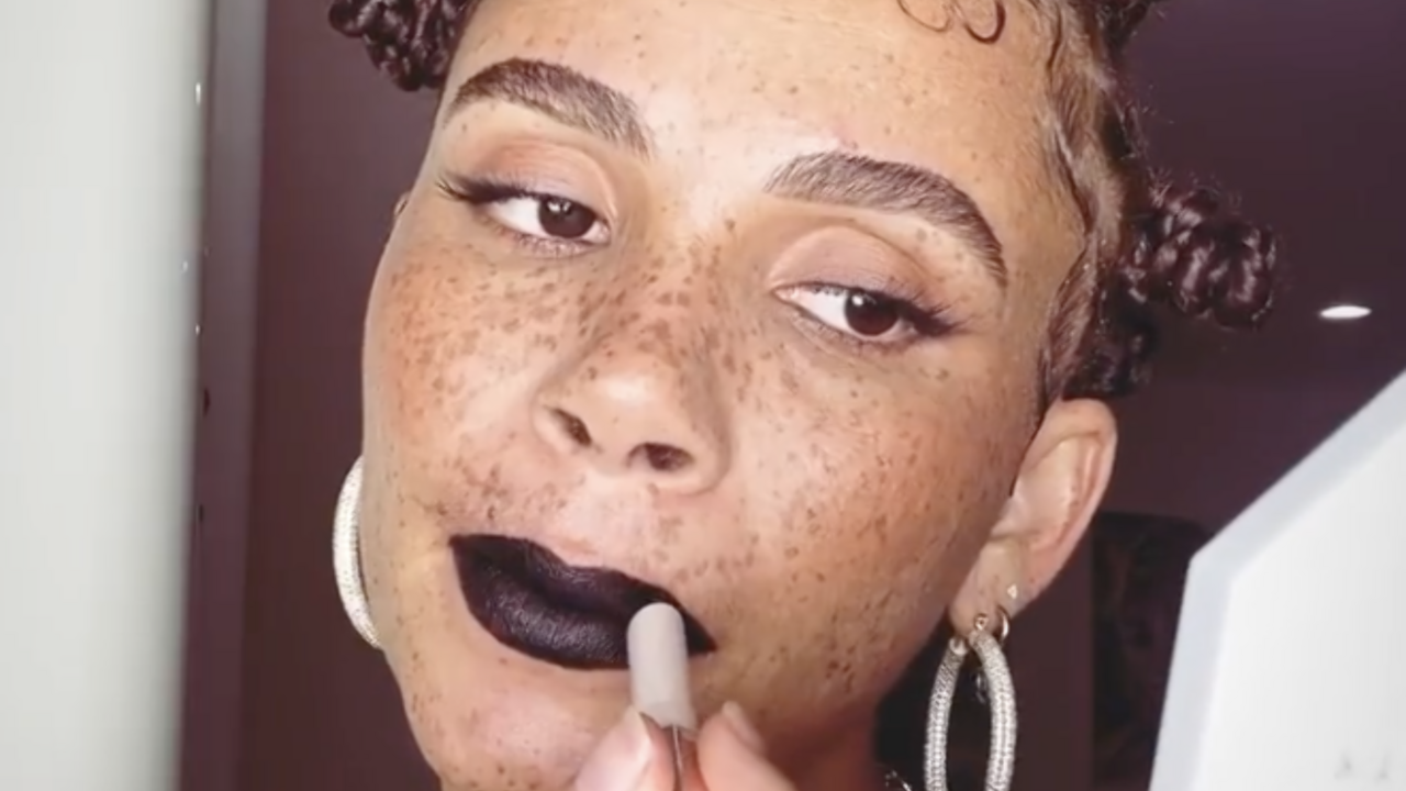 zwart lipstick