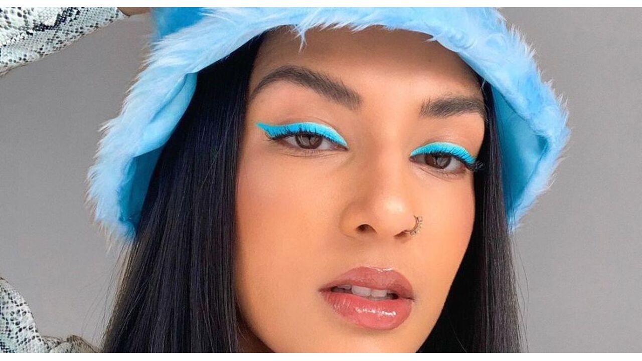 pastelkleurige eyeliner