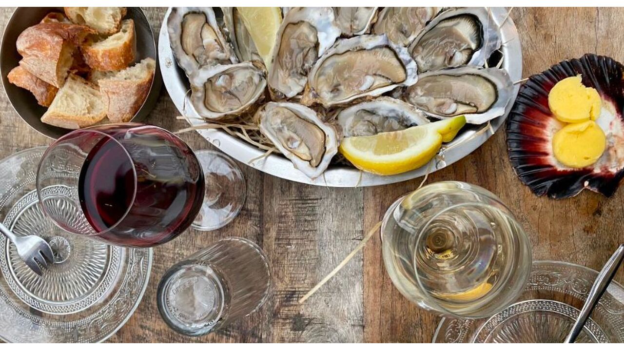 oesters wijn