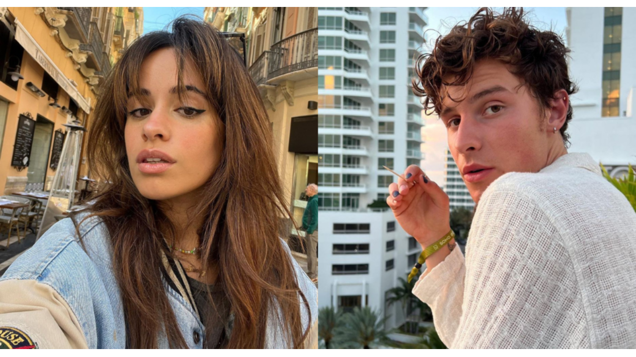 Shawn Mendes Camila Cabello hand in hand