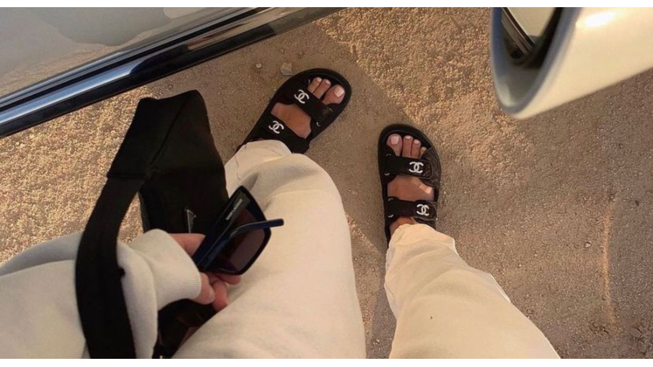 H&M sandalen Chanel dupe