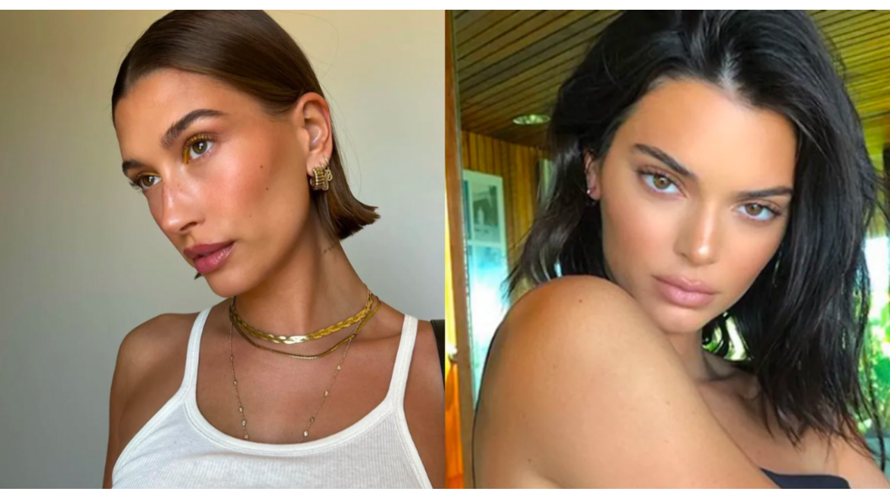 hailey bieber kendall jenner