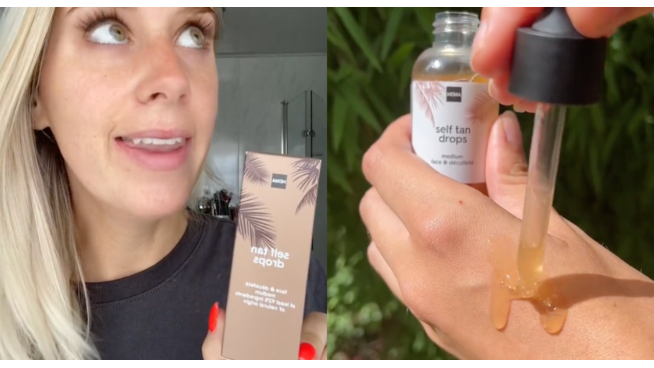 self tan drops hema
