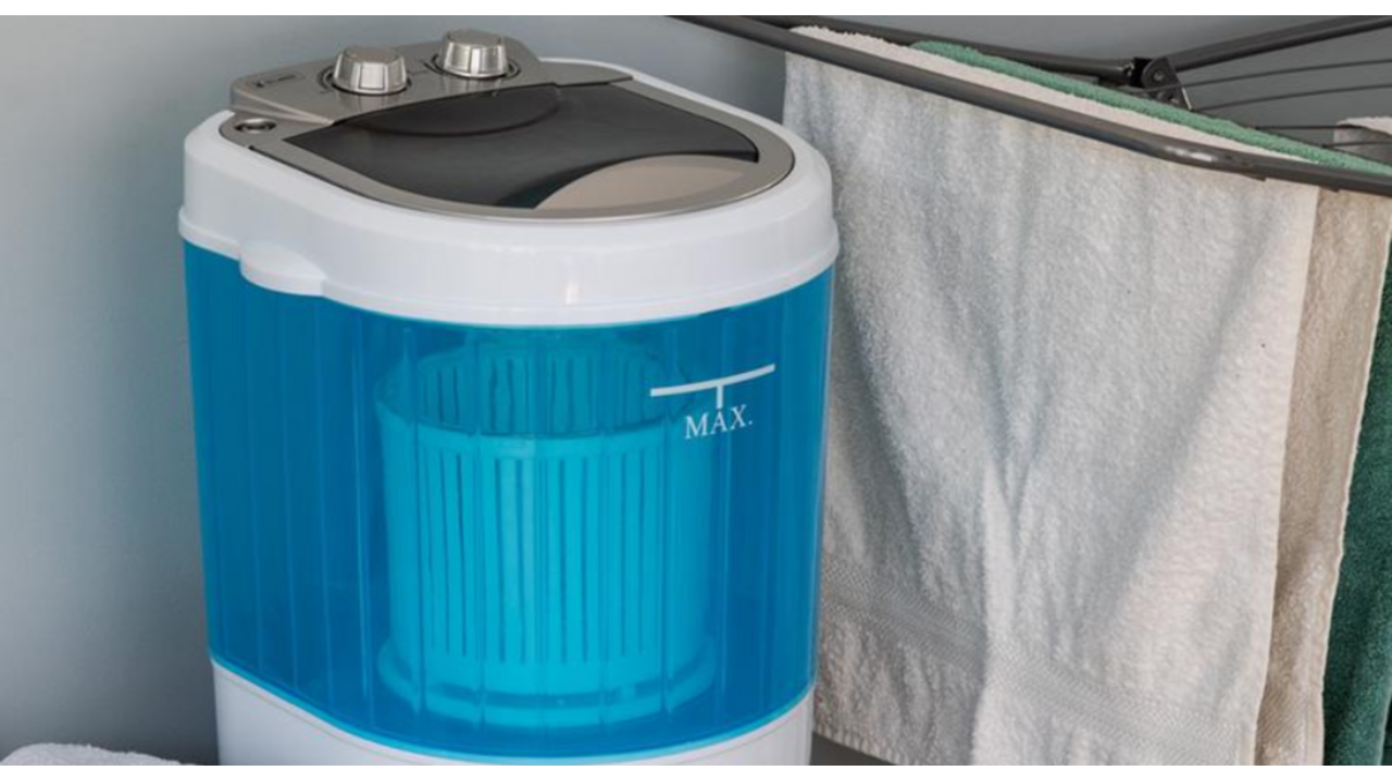 mini-wasmachine Action to-go vakantie reis camping
