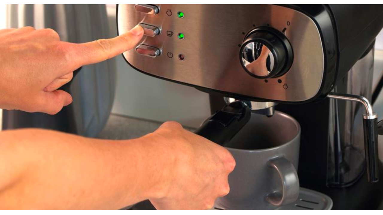 koffiemachine piston action