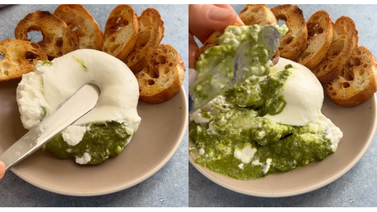 pesto burrata