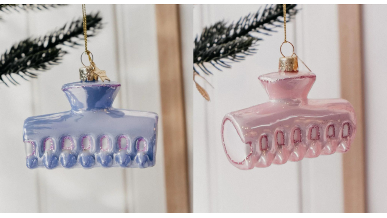 haarclip ornament kerstboom