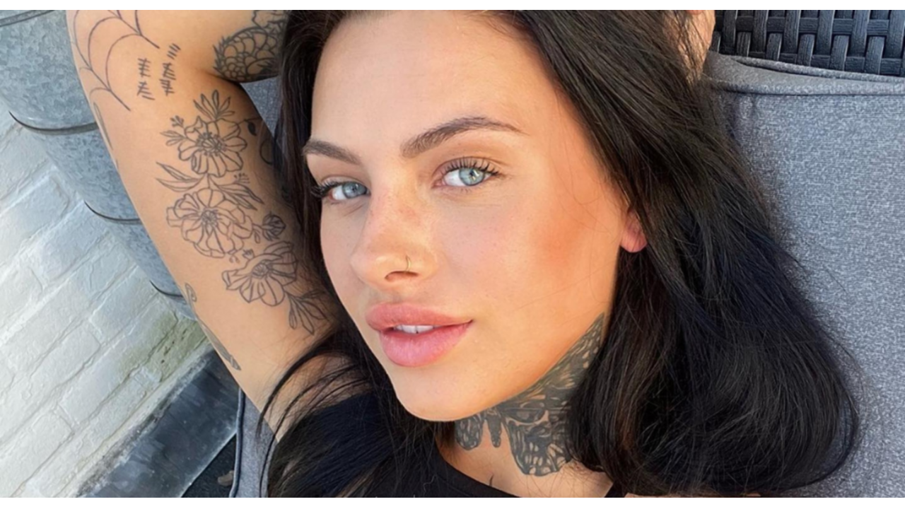 danique tattoo gezicht