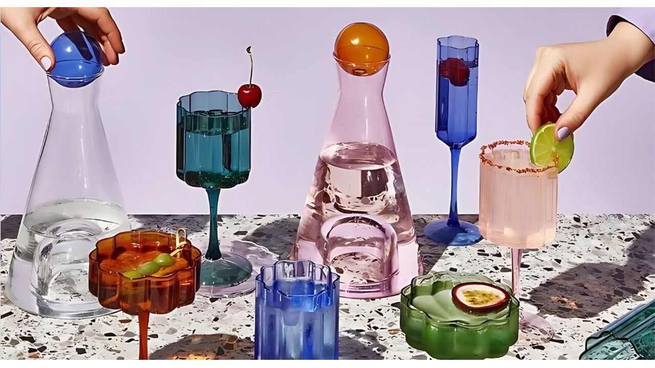 glas coupes kerst