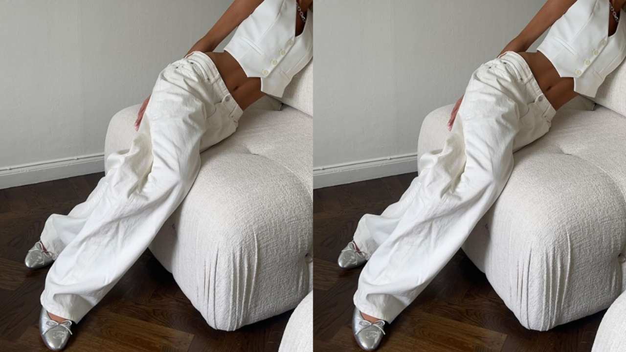 witte jeans combineren