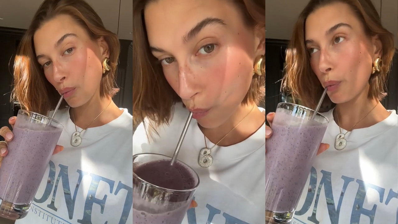 this is hailey biebers go to smoothie recipe
