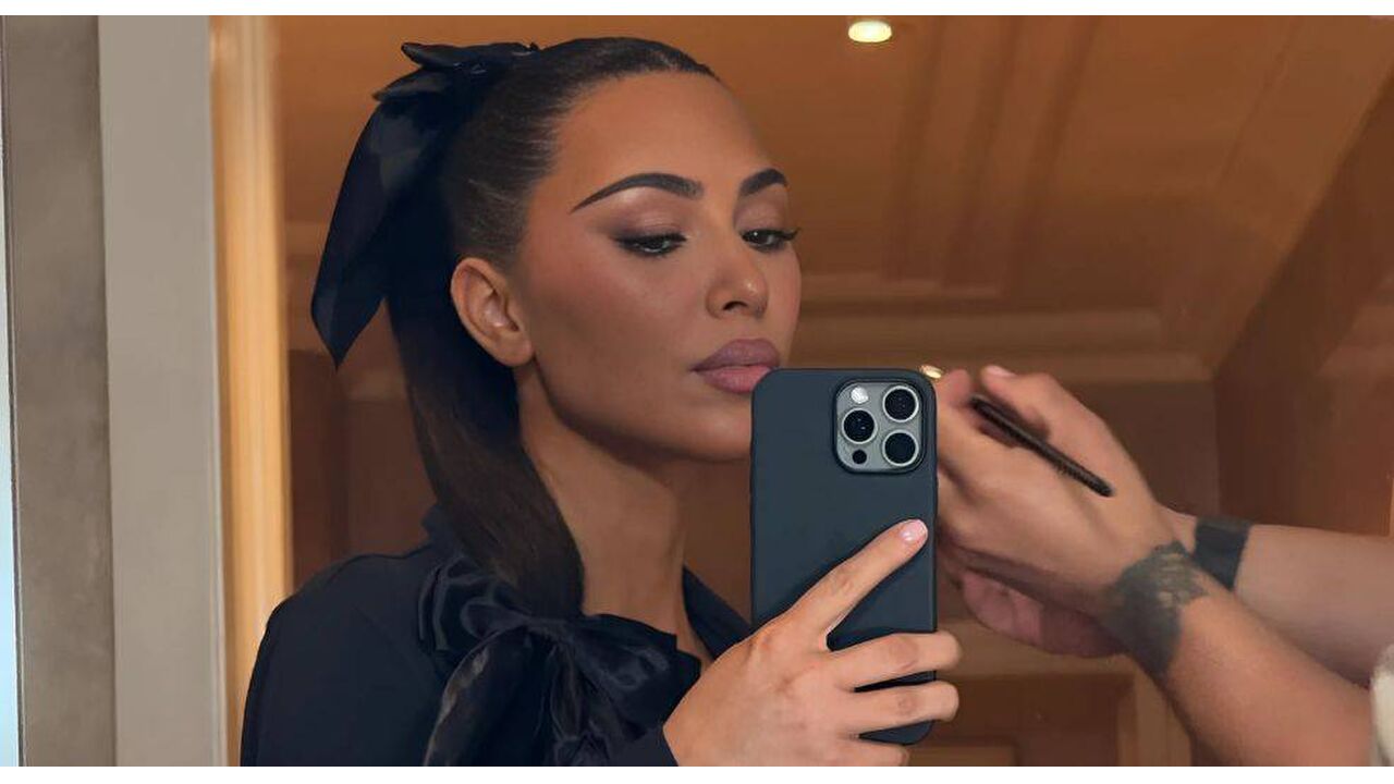 kim kardashian paardenstaart