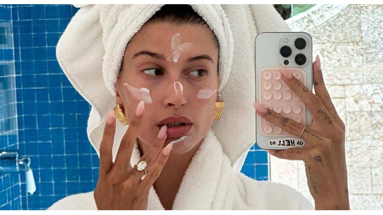 Hailey Bieber Met Gala skincare routine