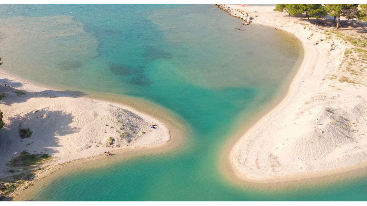 Glarokavos Beach in Griekenland