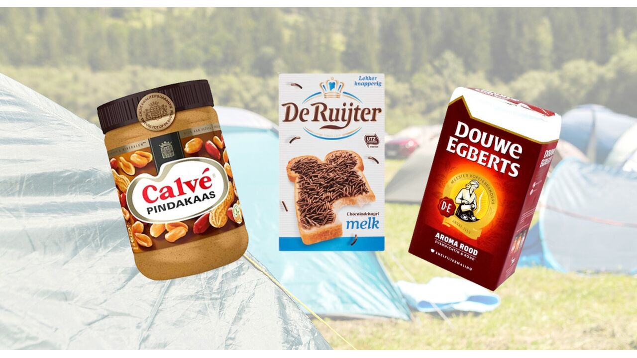 Illustratie voor: Lekker gewoon: helft van de Nederlanders neemt pindakaas of hagelslag mee op vakantie