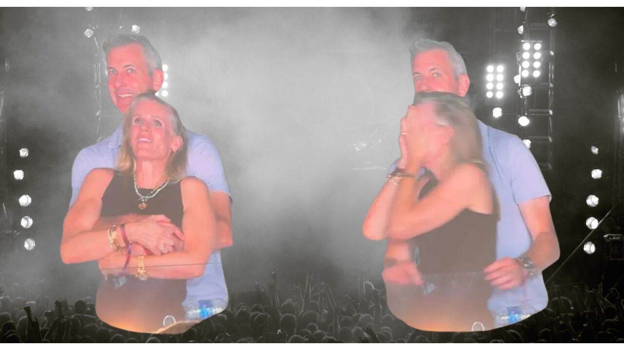 Illustratie voor: Affaire op de kiss cam: Coldplay-concert legt kantoorliefde bloot van CEO en HR-hoofd