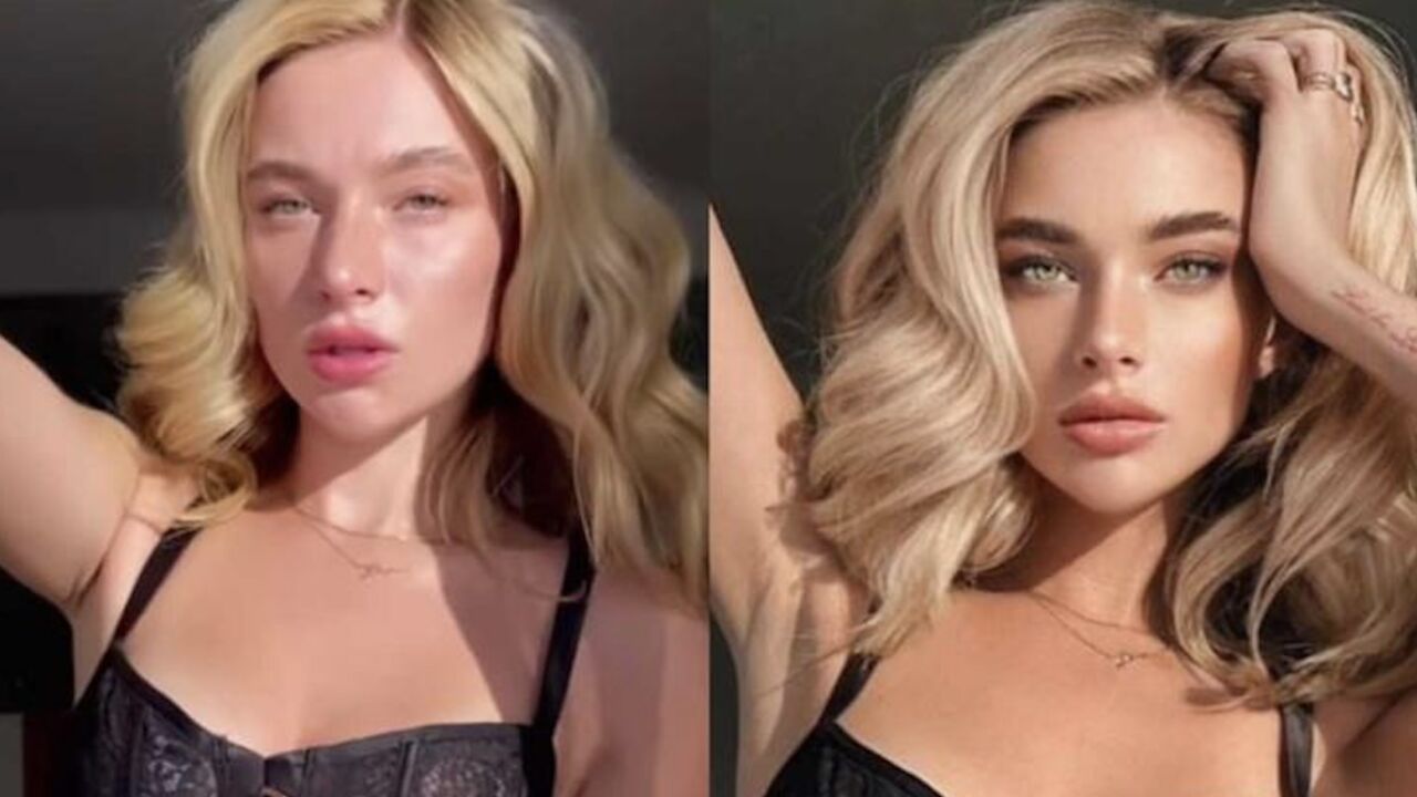 Illustratie voor: Bekend model bewerkt haar Instagram foto’s wel *heel* erg