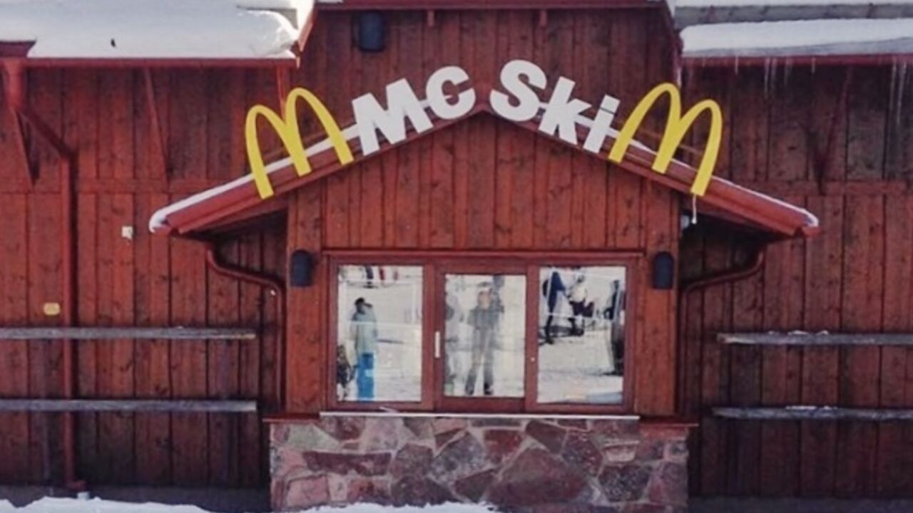 McDonald's op de piste