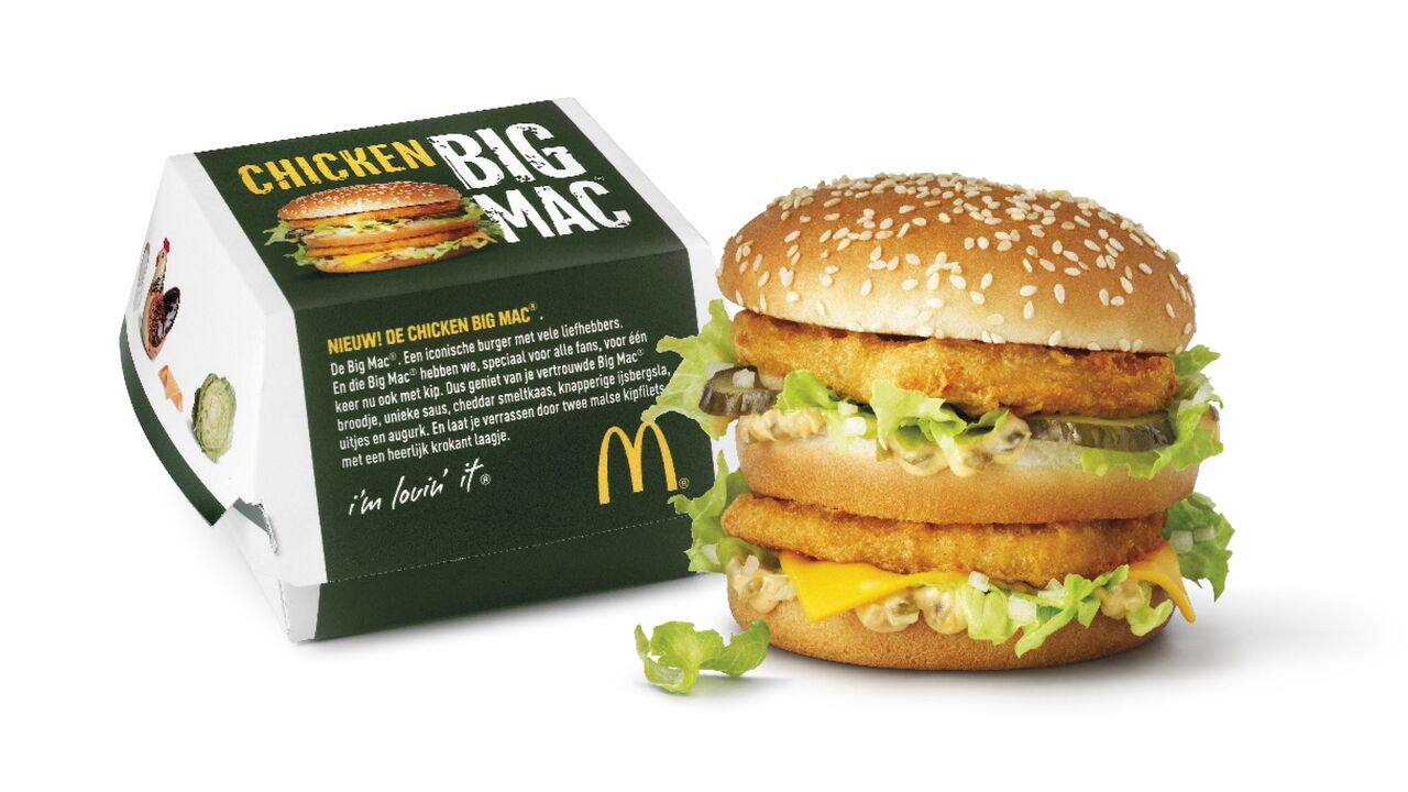 Illustratie voor: McDonald’s komt met Chicken Big Mac op verzoek van klanten