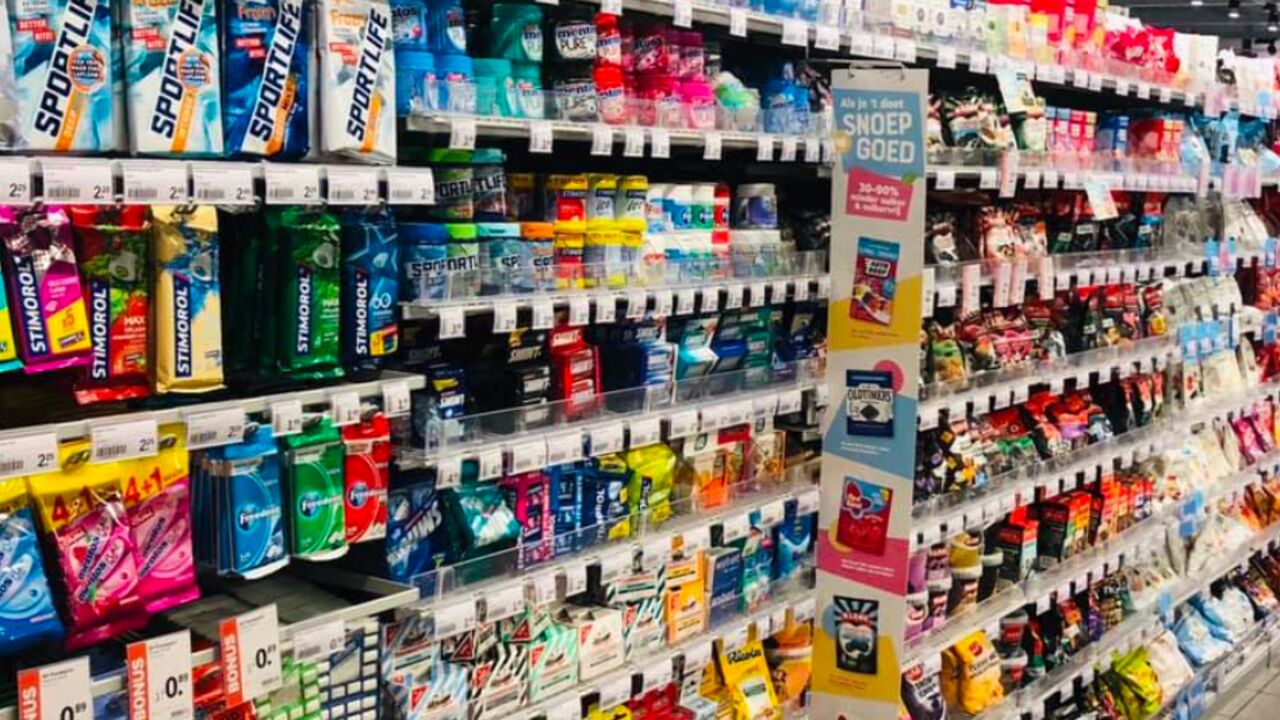 snoep schap albert heijn