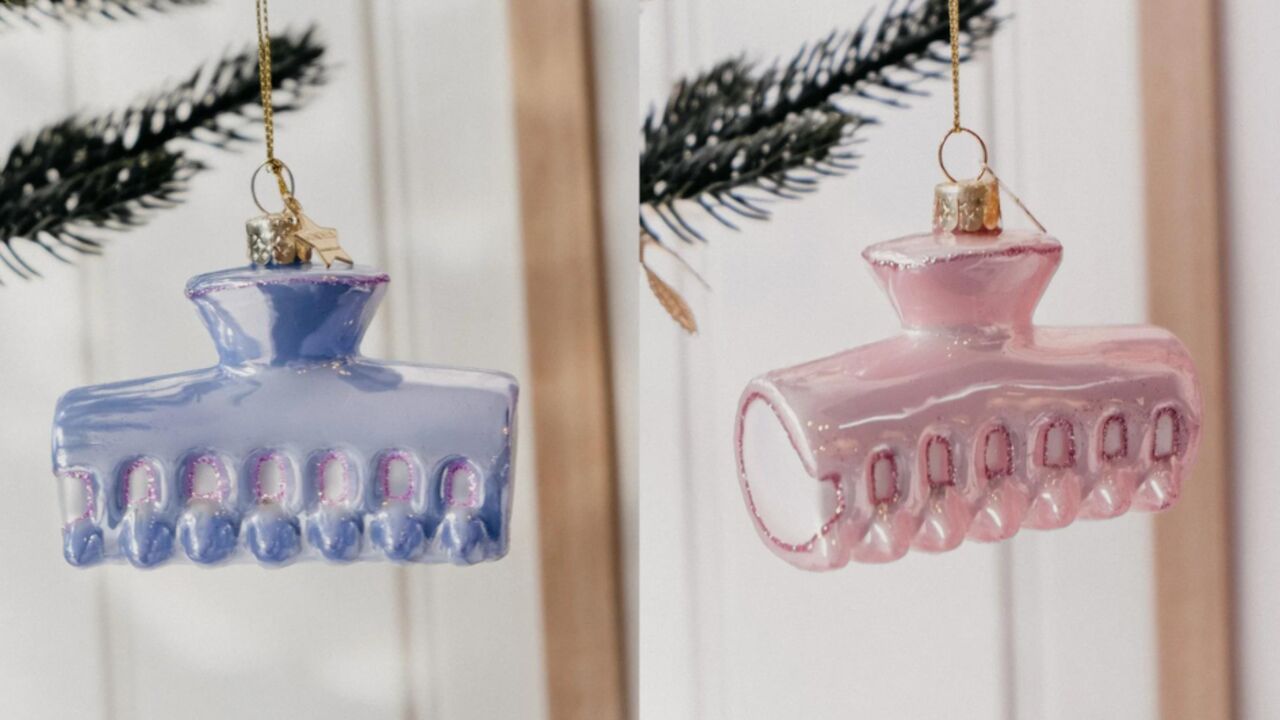 haarclip ornament kerstboom
