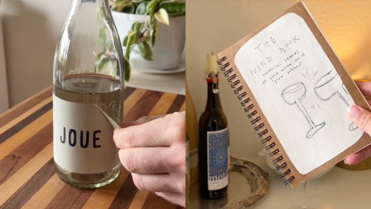 wijnjournal maken wijnetiketten