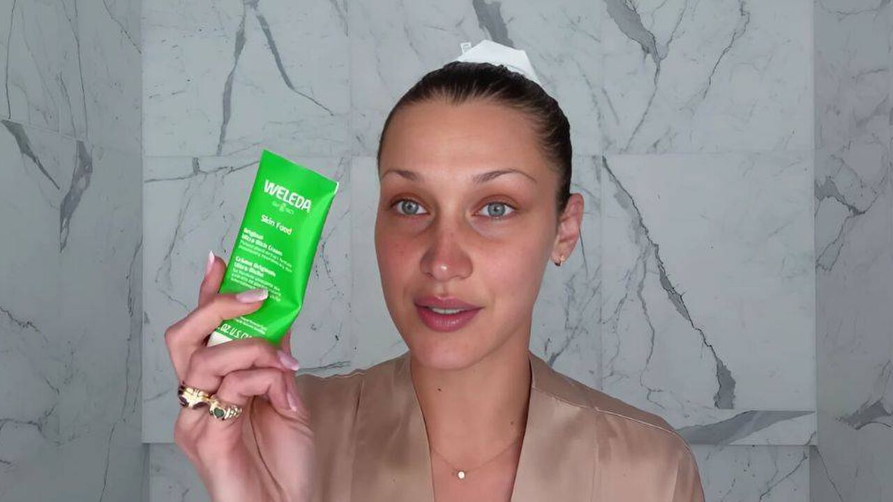 Bella Hadid skincare creme