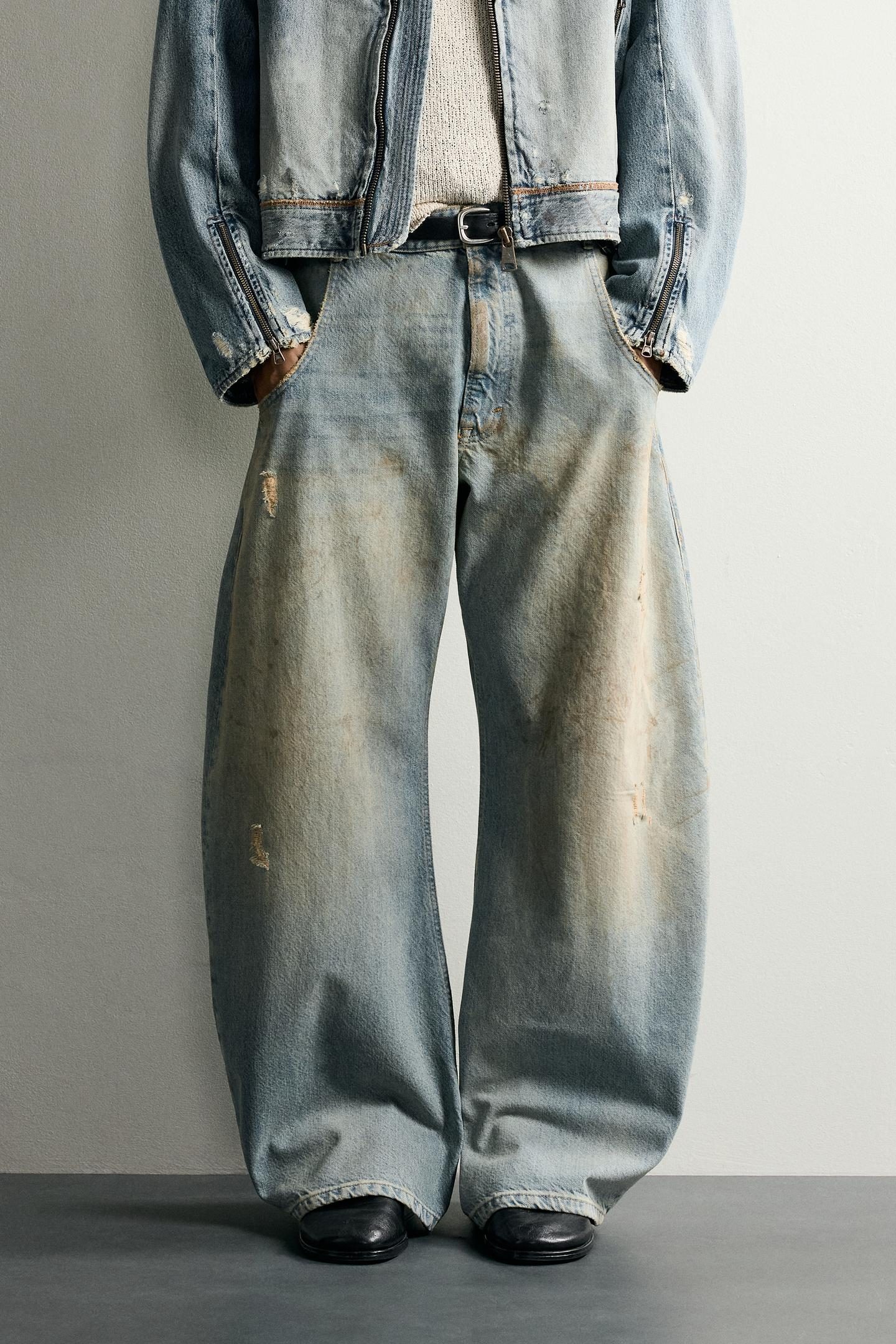 barrel jeans van Zara