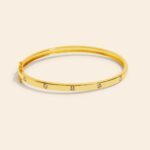 bangle armband gold plated