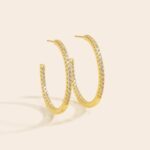 Oorbellen hoops goud gold plated