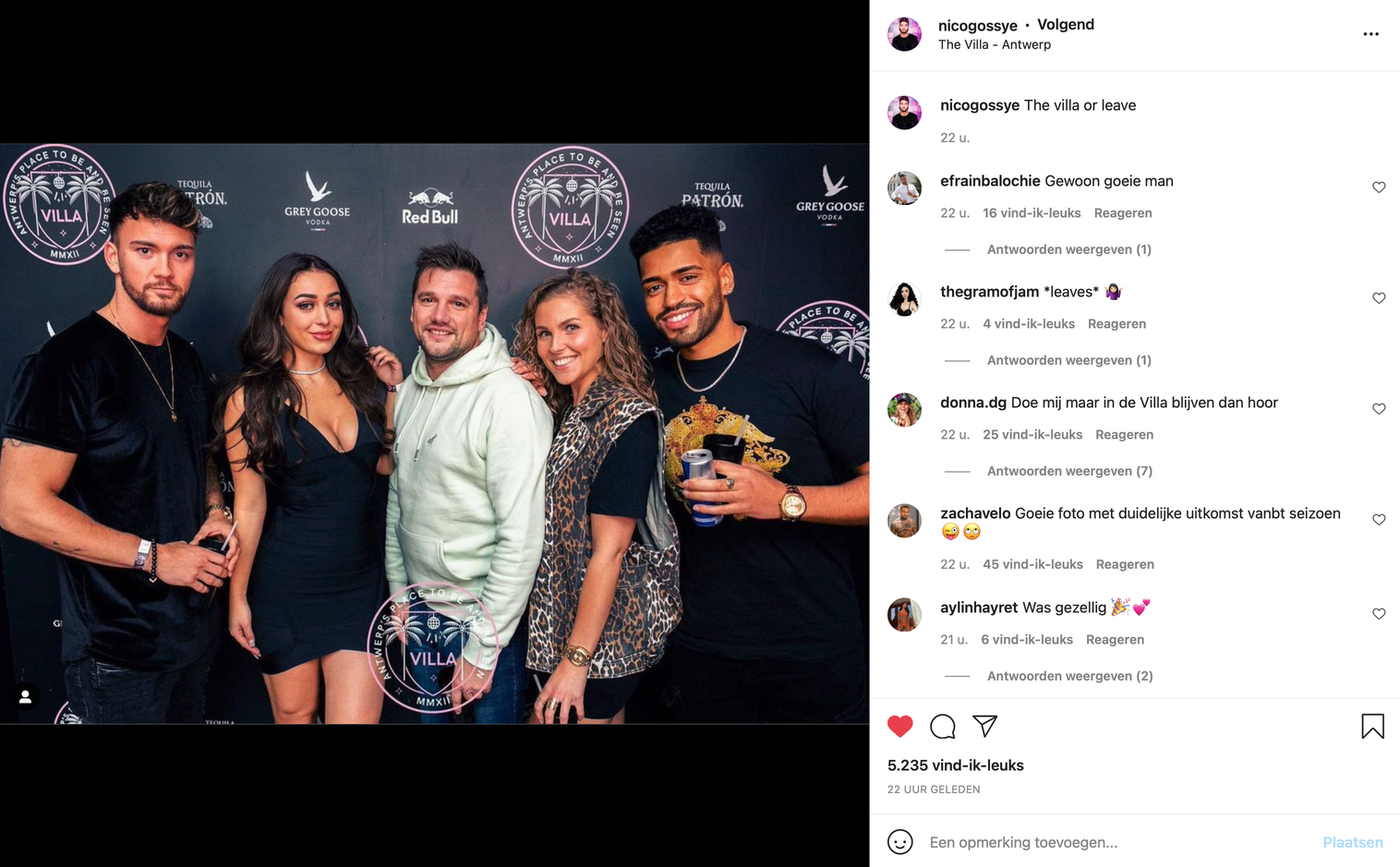 Instagram Nico Gossye
