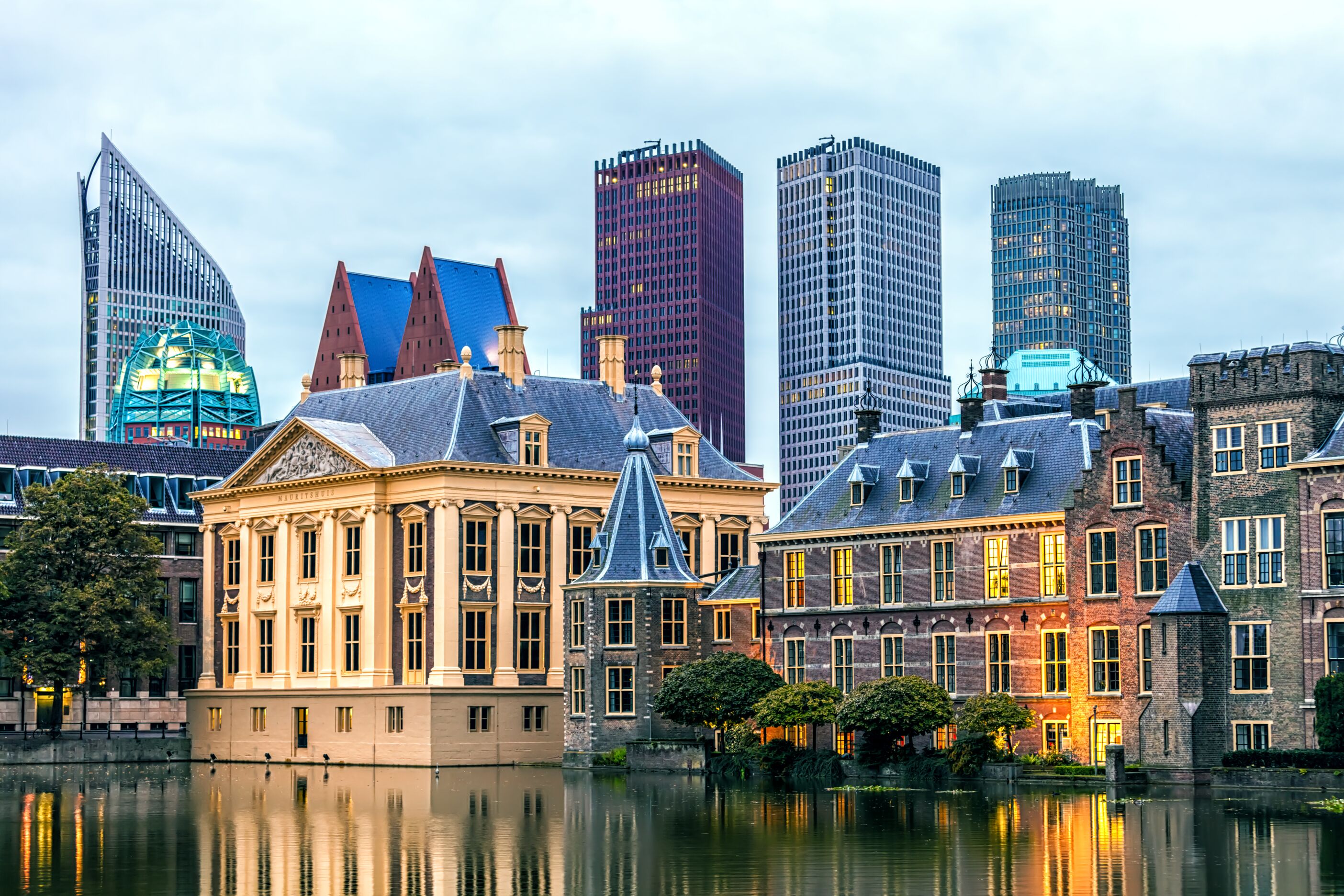 Parliament buildings in The Hague