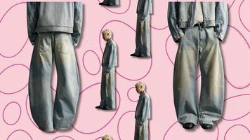 Barrel jeans van Zara