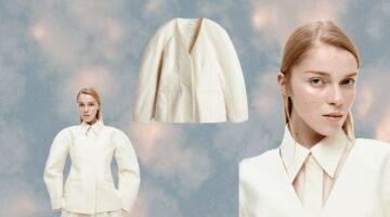 kraagloze blazer H&M