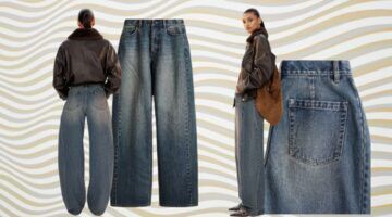 De barrel jeans van H&M