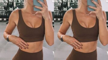 bruine sportset van H&M