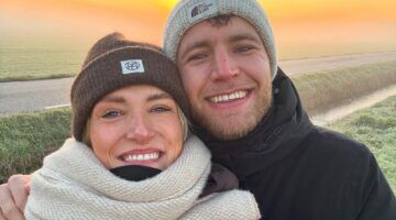 Selfie van Suzan en Freek.