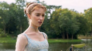 Daphne in de serie Bridgerton.