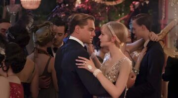 Gatsby en Daisy aan het dansen in The Great Gatsby