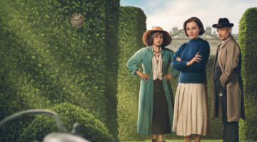 Hoofdpersonages van de serie Agatha Christie's Seven Dials.