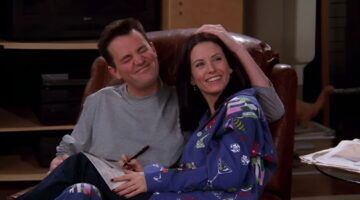 Monica en Chandler in FRIENDS