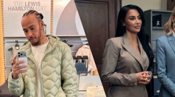 Kim Kardashian en Lewis Hamilton