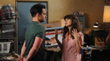 Nick en Jess discussiëren.